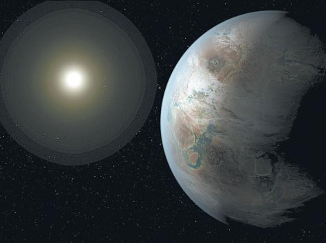 Su tamaño permite que sea rocoso y, aunque recibe 10 por ciento más energía de su estrella, las temperaturas pueden ser similares. 