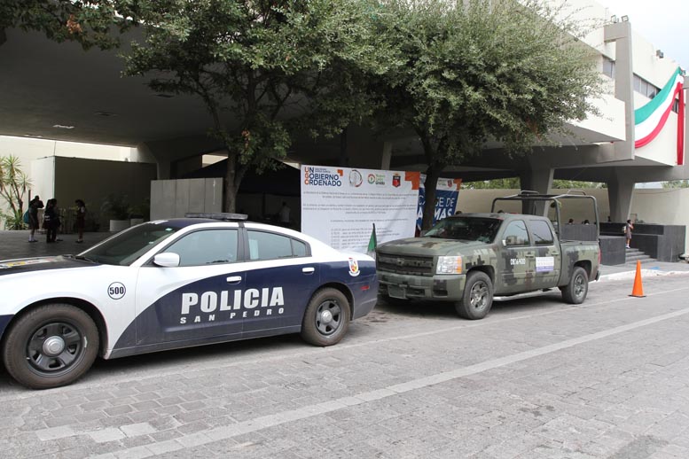 Hasta la fecha no hay nada concreto con las fuerzas federales en el desarrollo de la instalación para los elementos castrenses. 