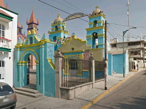 Así era la capilla del barrio El Cristo que fue demolida sin autorización de las autoridades correspondientes.