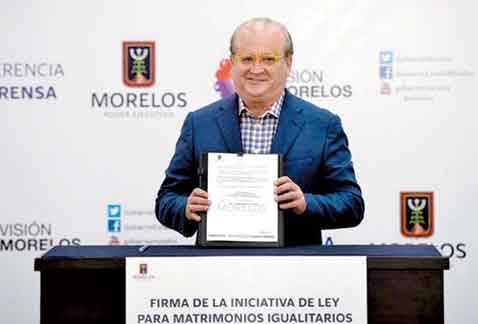 Graco Ramírez confía en que los diputados locales avalen la medida.
