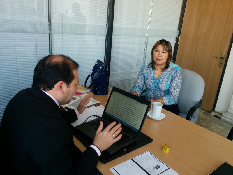 Nava, quien labora en la Junta Distrital 07 de Juchitán de Zaragoza, rinde su declaración ministerial.