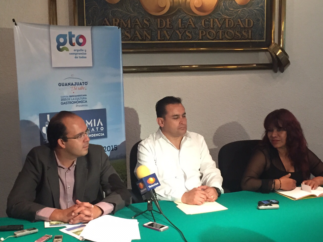 El director de Promoción y Difusión de la Secretaría de Turismo del estado de Guanajuato presentó el evento en la capital de San Luis Potosí.
