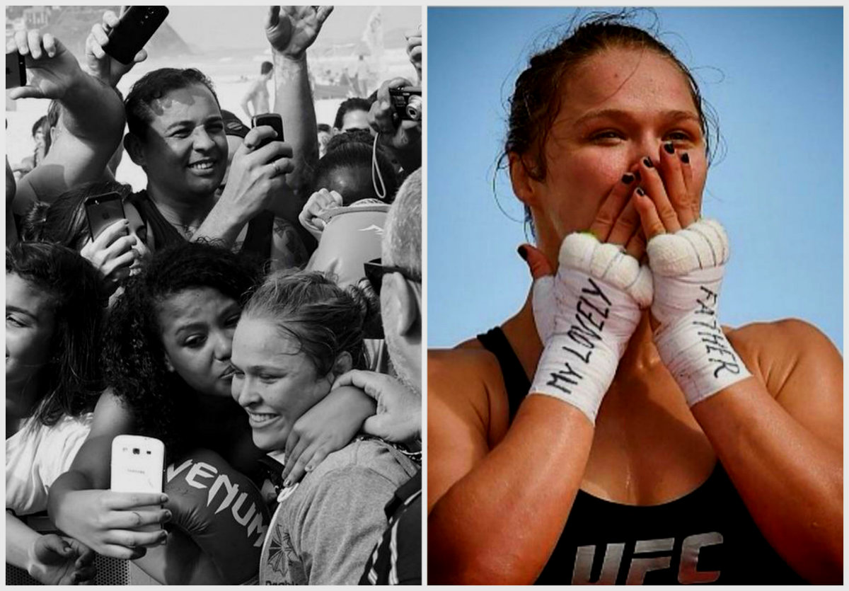 Ronda Rousey agradeció a sus fans brasileños
