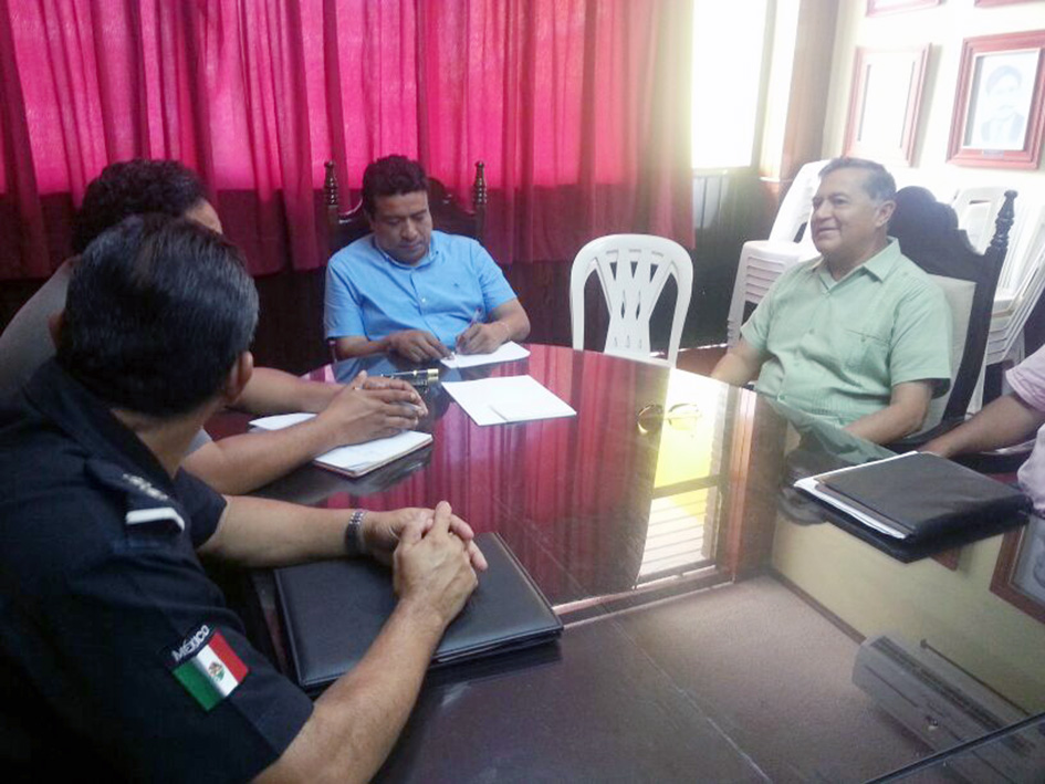 El secretario de Seguridad Pública de Tabasco reiteró el apoyo en la seguridad. 