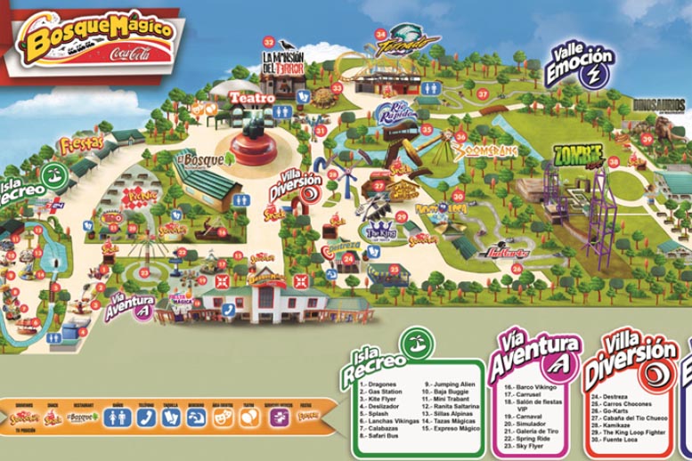 El parque da servicio especial para grupos escolares y empresariales. 