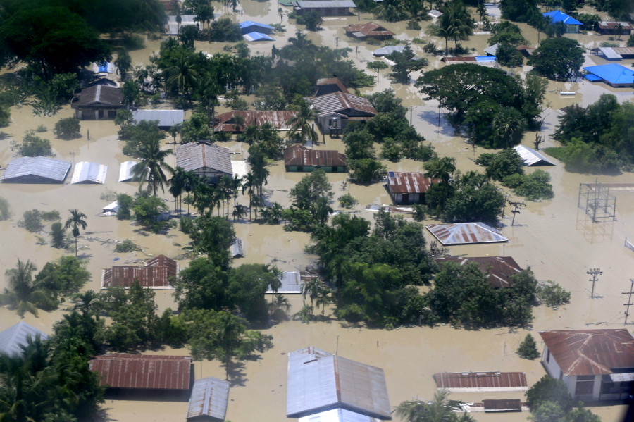 La ONU alertó que varias zonas de Myanmar permanecen incomunicadas debido a las inundaciones.