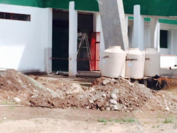Así luce por fuera el estadio de los Cafetaleros de Tapachula 