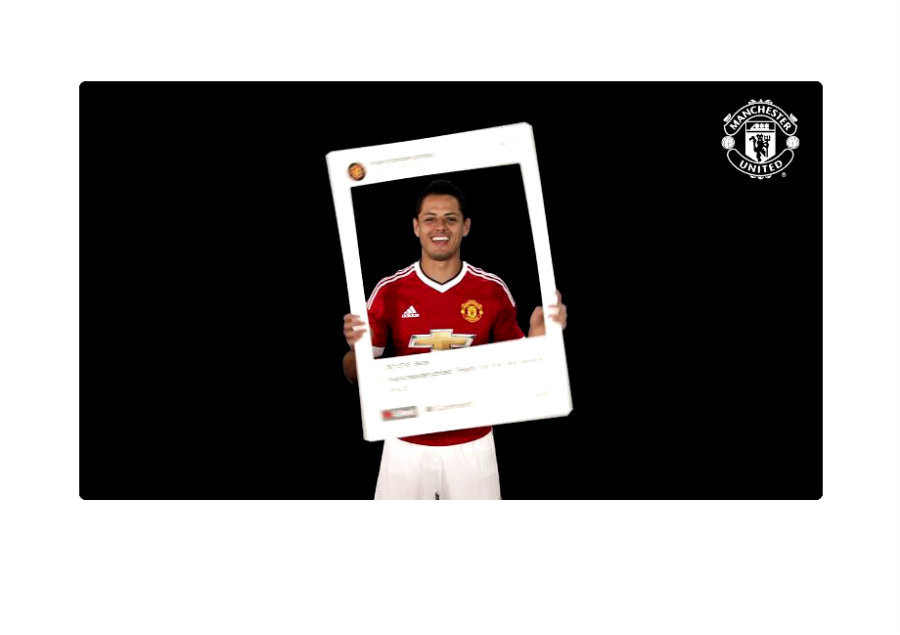 Javier 'Chicharito' Hernández es parte de la promoción en redes sociales 