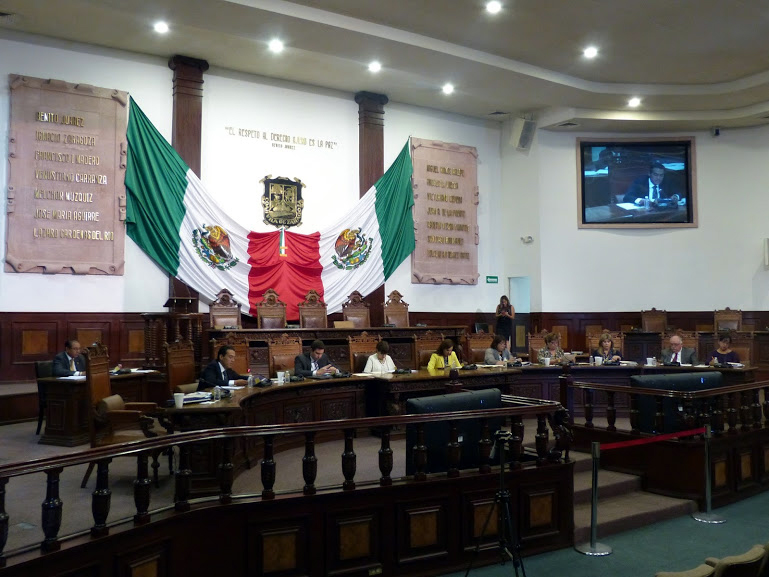 Sesión extraodinaria del Congreso de Coahuila. 