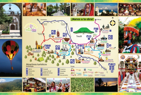 Autoridades del Gobierno del Distrito Federal y delegacionales dieron a conocer la Guía Turística de Milpa Alta, para consolidar a esa demarcación com
