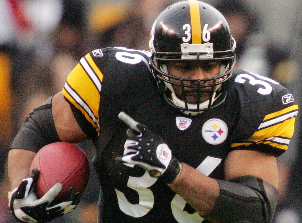 Jerome Bettis con los Steelers de Pittsburgh