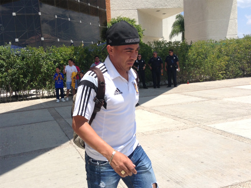 Llegada de Tigres al aeropuerto Internacional del bajío