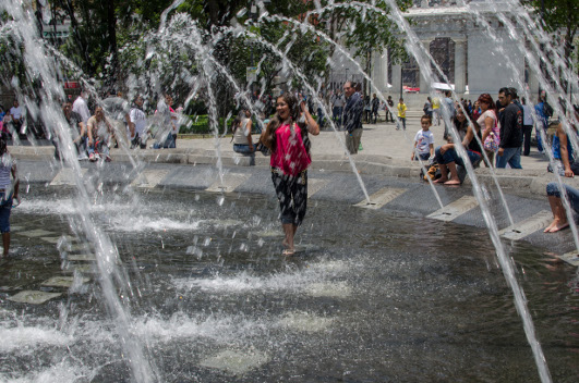 La Secretaría de Protección Civil llamó a evitar los golpes de calor. 