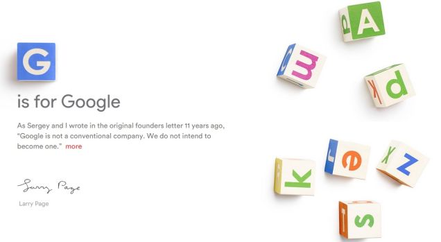 Alphabet es el nuevo conglomerado que cobijará a Google.