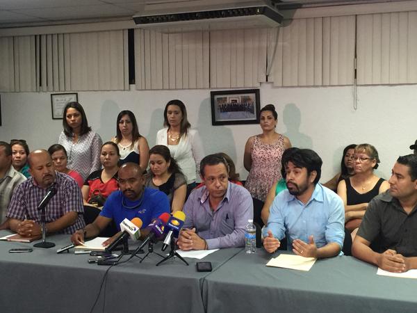Conferencia de prensa del Movimiento por la Justicia 5 de Junio.