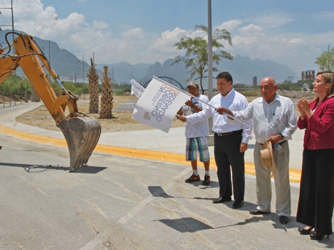 El parque tendrá una longitud de 700 metros.