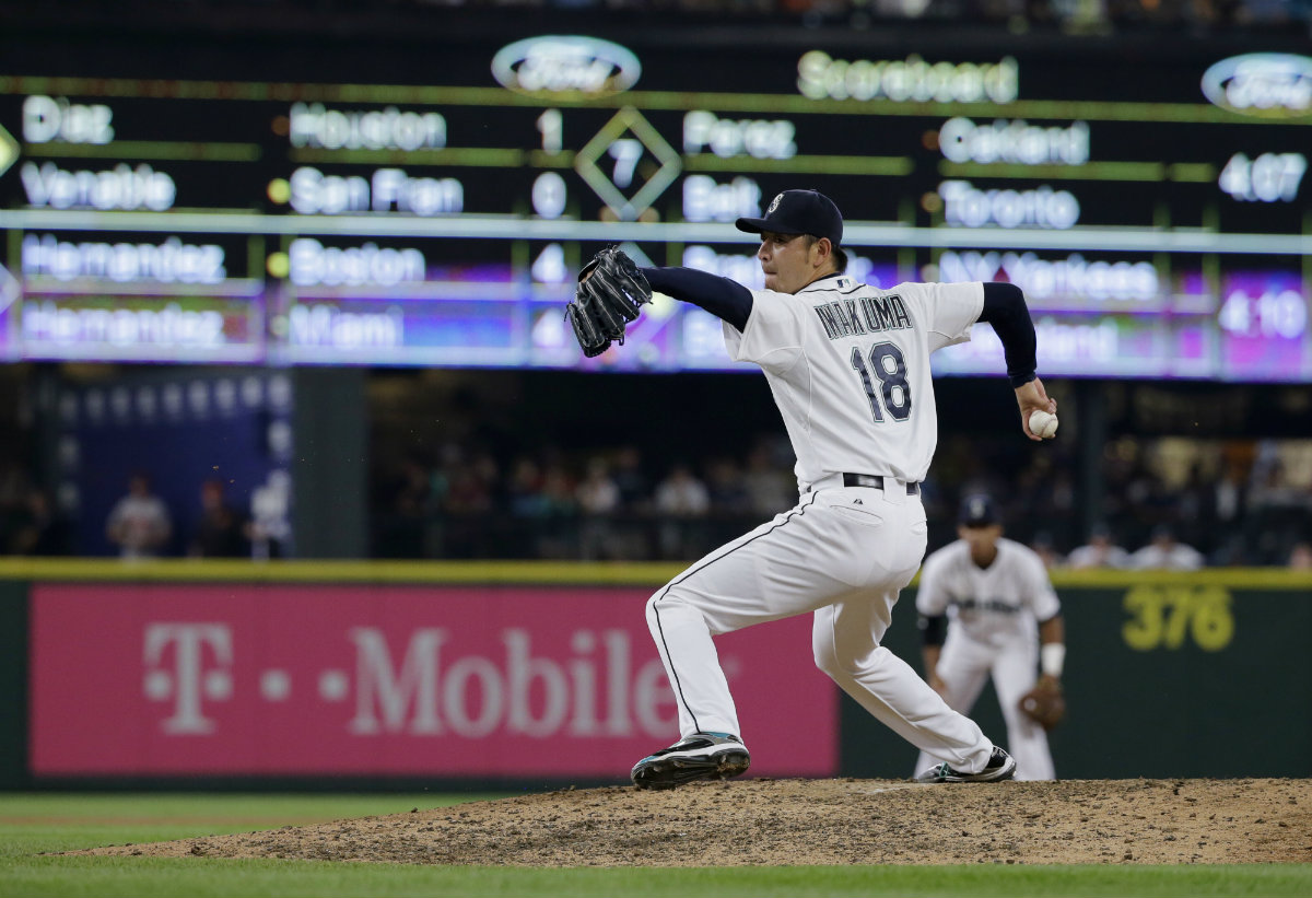 Hisashi Iwakuma, de Seattle Mariners 