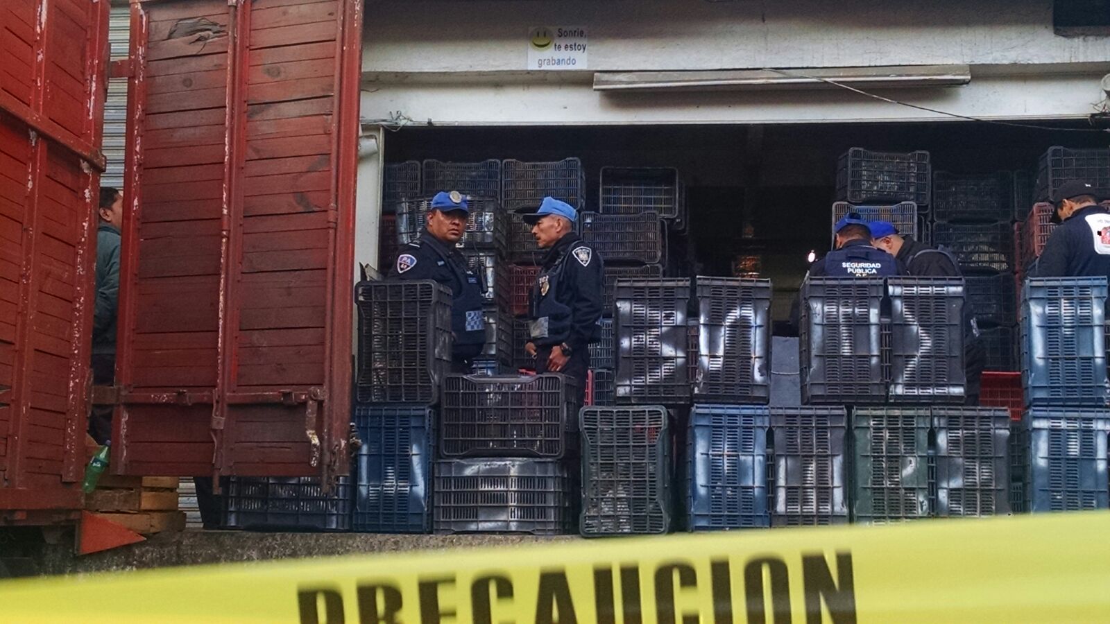 Elementos de la SSP-DF acordonaron la zona