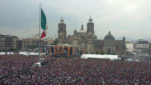 Más de 50 mil personas acudieron al concierto. 