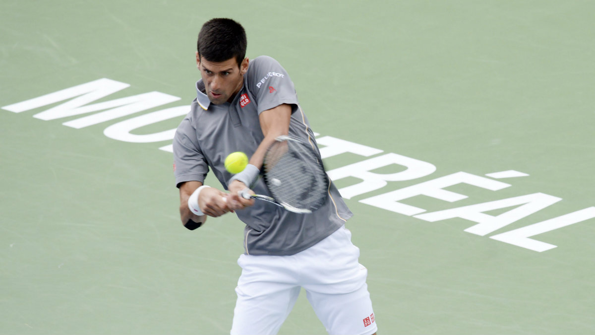 Novak en el abierto de Canadá 