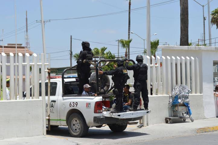 Policía Estatal en Reynosa.