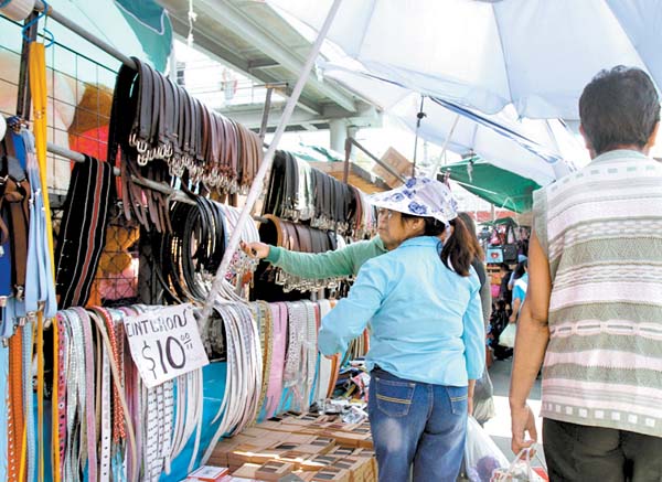 Comercio callejero en la Ciudad de México.