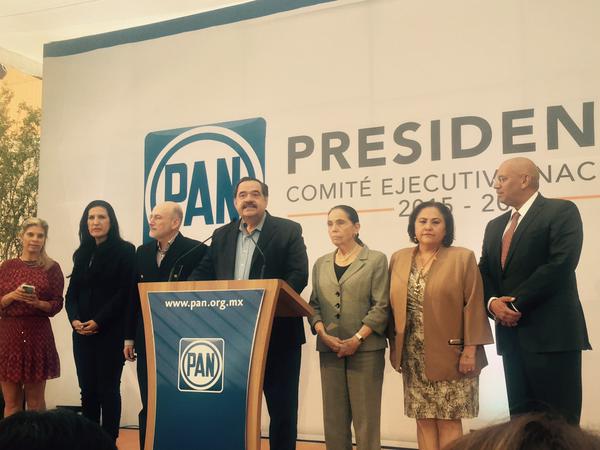Héctor Larios dio a conocer los resultado preliminares en la elección interna del PAN.