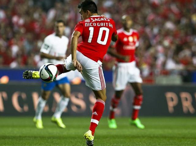 Nicolás Gaitán, mediocampista del Benfica