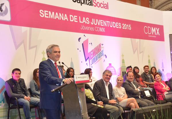 Durante la inauguración, Mancera dijo que en su gobierno hay una vocación marcada hacia los niños, las niñas y las juventudes.