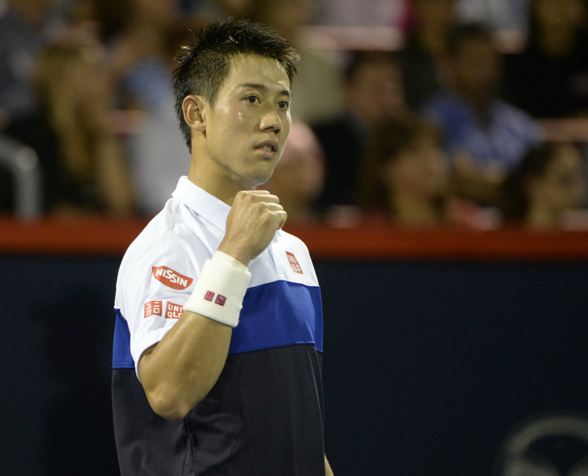  Kei Nishikori tras vencer a Nadal en Montreal 