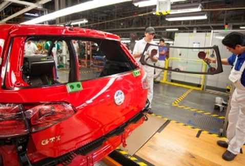 Planta de Volkswagen.