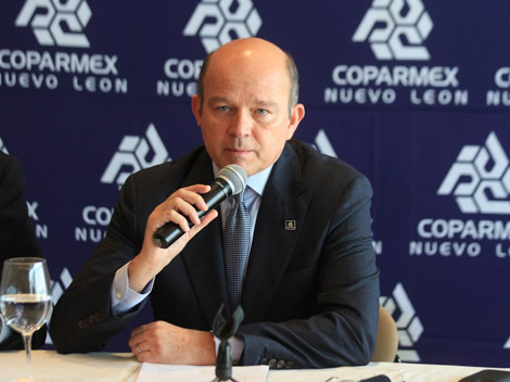 César Montemayor Zambrano, presidente de Coparmex.