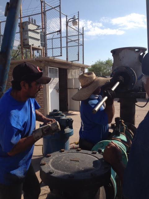 El gerente Técnico del Simas Torreón informó que debido a las adecuaciones para aumentar el gasto en pozos, se restableció el servicio de agua en Sant