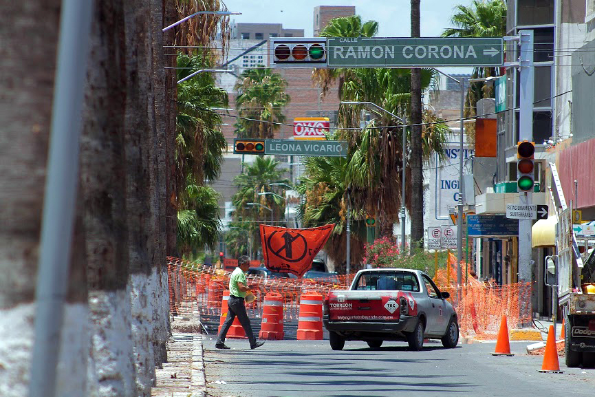 Obras del Paseo Morelos en Torreón. La segunda fase sin definirse. 
