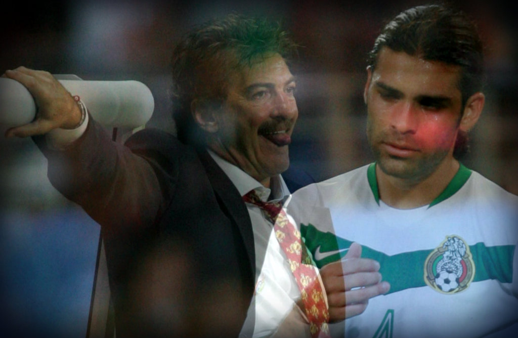 La Volpe y Rafa Márquez en 2006; podrían reunirse en el Tri 9 años después 