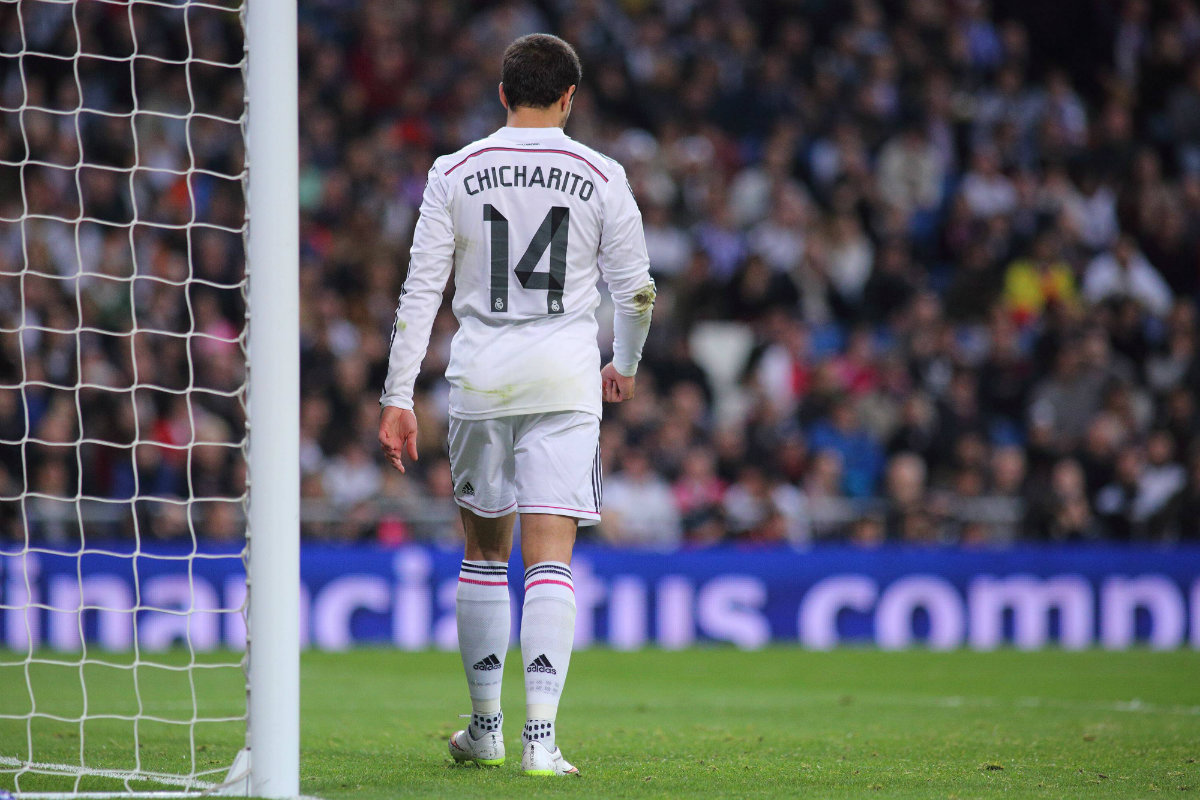 Javier 'Chicharito' Hernández, en su etapa con el Real Madrid