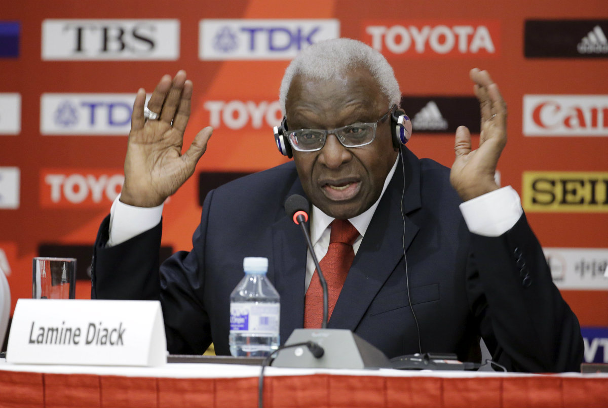 Lamine Diack, presidente de la IAAF
