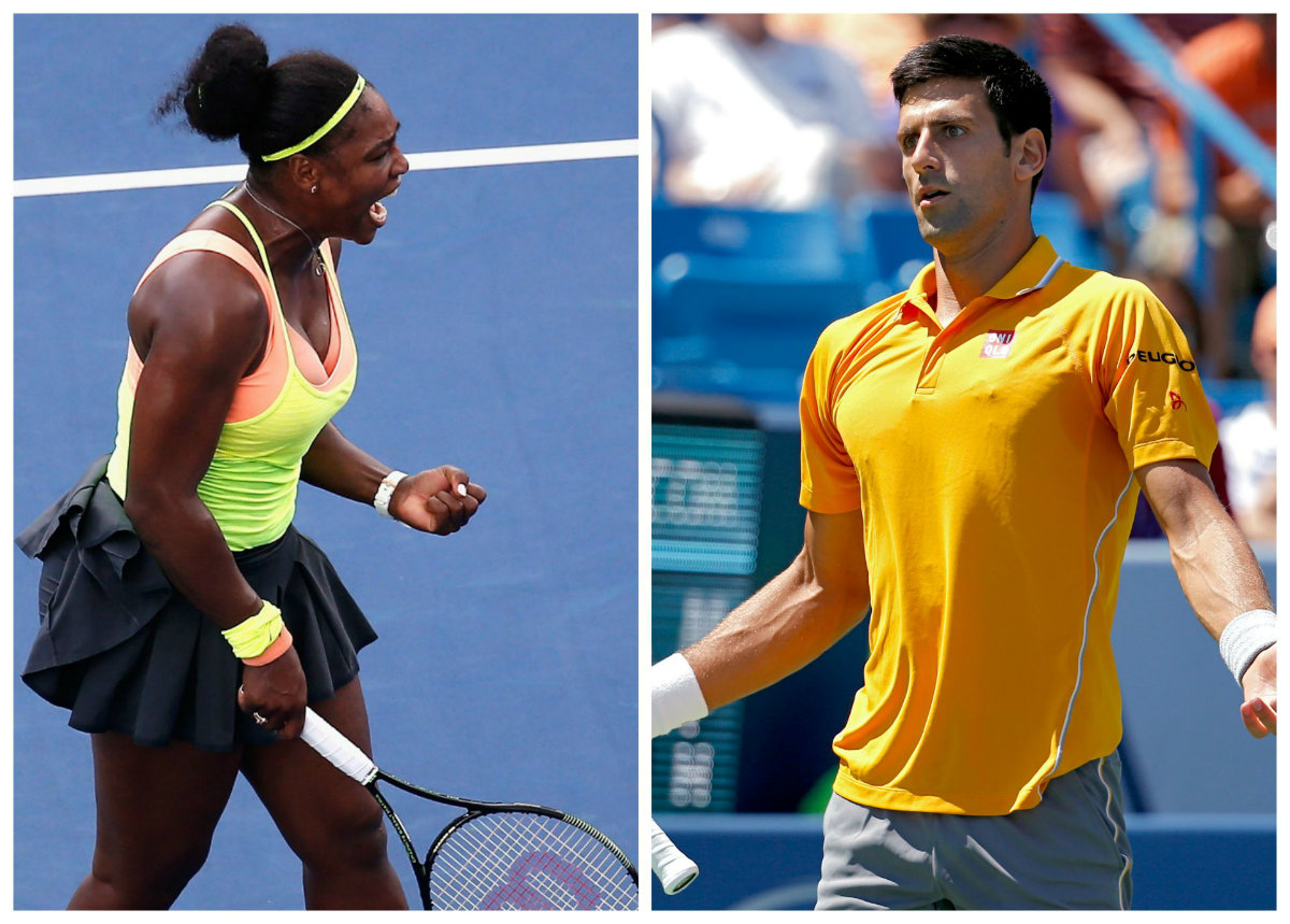 Serena y Djokovic avanzaron en Cincinnati