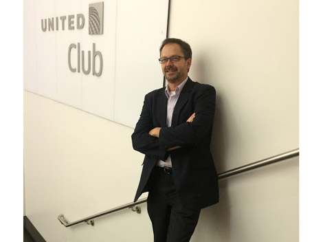 Rolf Meyer, director ejecutivo de la aerolínea United Airlines para México. 