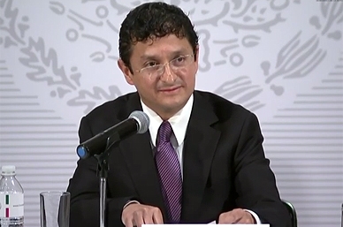 El titular de la Secretaría de la Función Pública, Virgilio Andrade. 