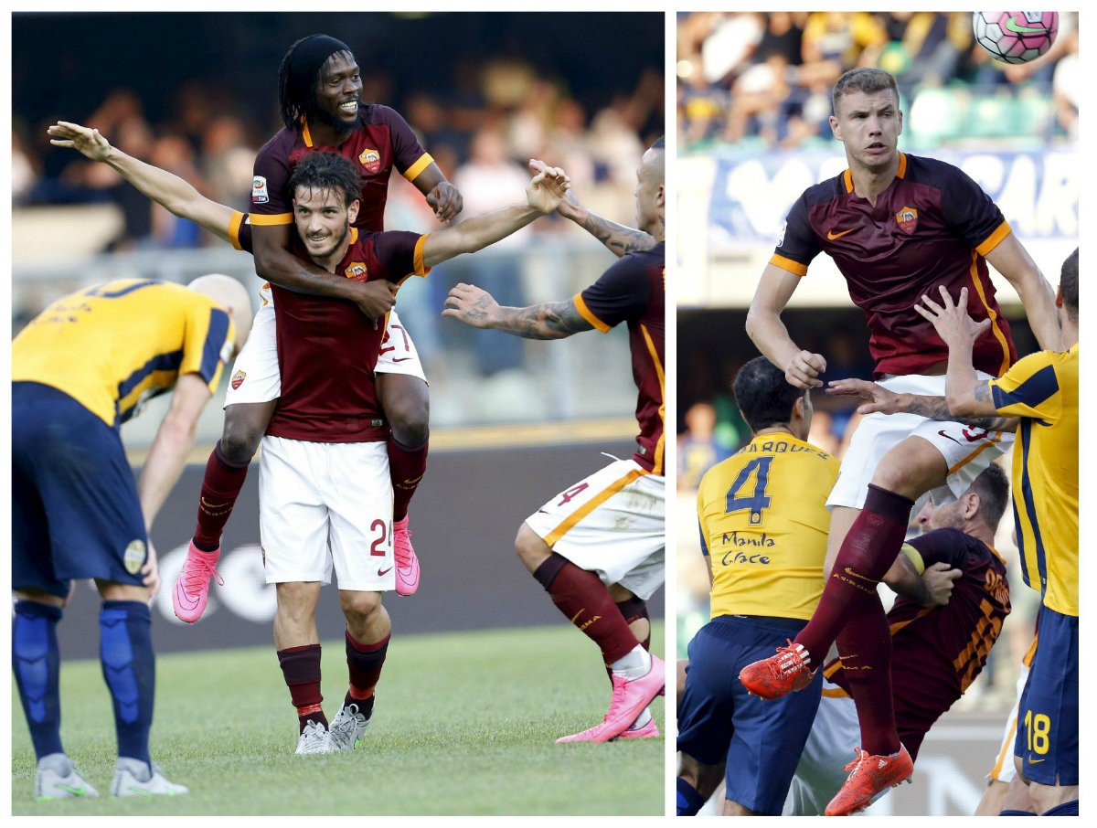 Rafael Márquez (4), fue titular en el empate del Verona contra Roma
