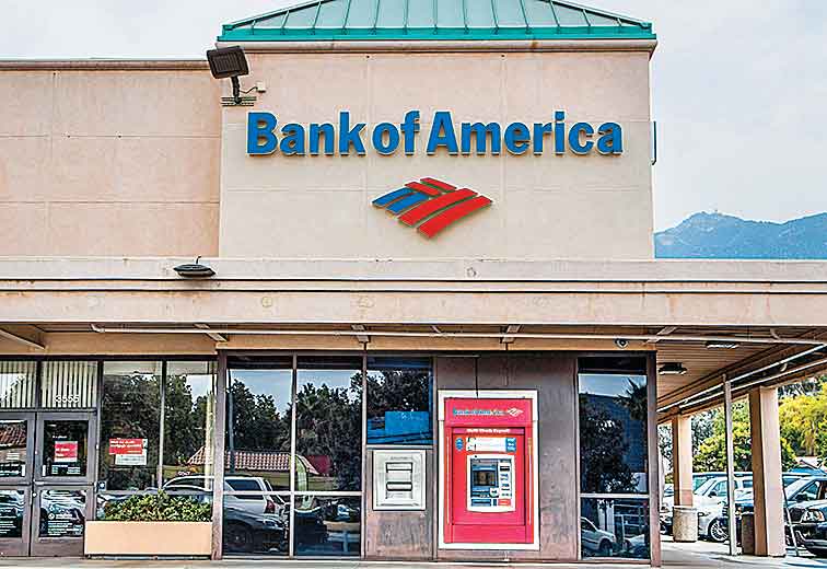Bank of America, uno de los afectados. 