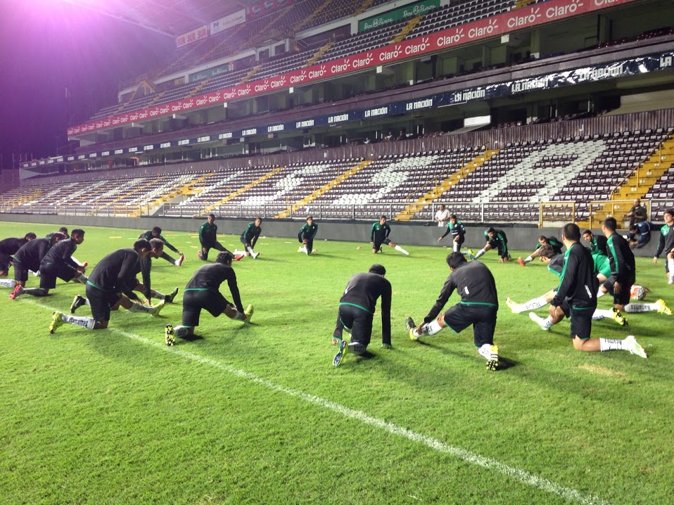 Santos Laguna ya pisó la cancha del Saprissa de Costa Rica. 