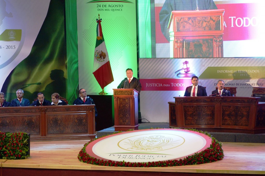 Durango es la primera entidad en lograr la implementación plena del Nuevo Sistema de Justicia Penal.