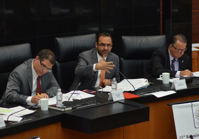 Gerardo Hernández Licona, secretario ejecutivo del Consejo Nacional de Evaluación de la Política de Desarrollo Social , durante su comparecencia ante 