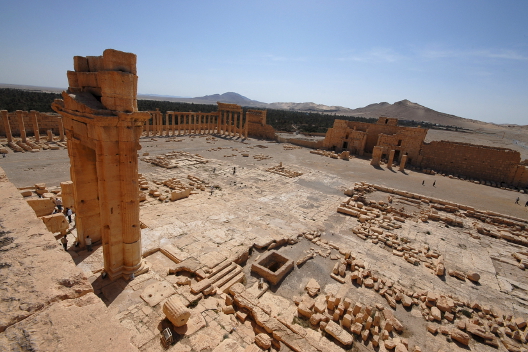 El templo Bel en Palmira fue destruido por integrantes del Estado Islámico.