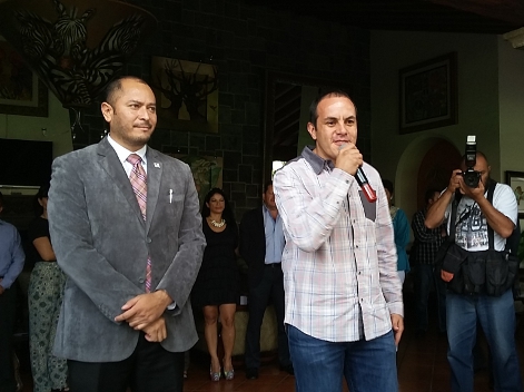 El alcalde electo de Cuernavaca, Cuauhtémoc Blanco se reunió por primera ocasión con los 15 regidores electos que formarán parte del Cabildo que encab