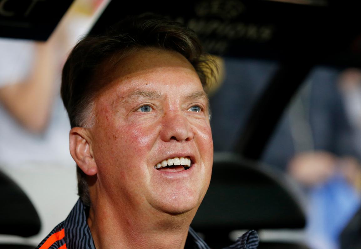 Louis van Gaal, entrenador del ManU