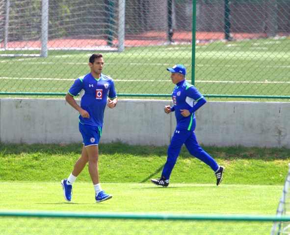 Roque Santa Cruz y Sergio Bueno
