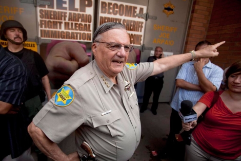 El sheriff Joe Arpaio ha levantado la polémica por sus métodos para luchar contra la inmigración ilegal